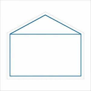 冀庞 安全标识警示牌 规格：70*80mm  材质：PVC  标识内容：无