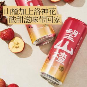 好望水 山楂碳酸饮料  望山楂碳酸饮料、330ml*24、24瓶/箱