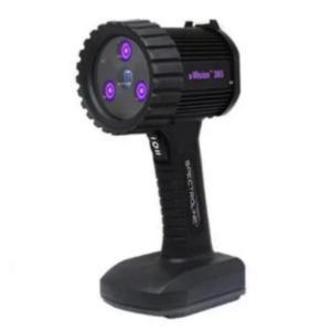 磁通 LED黑光灯 便携式 可充电或可更换电池ASTM E3022 ASTM E1417 照明强度4306lx可调 照射面积 直径15cm'