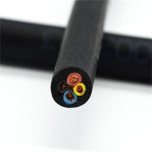 铭品 橡胶防水电缆 国标铜芯 YZ橡套软线 多股4mm*3芯