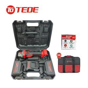TEDE 无刷充电式锂电角磨机组套YD-5091 20V 6.0AH 9000转/分钟 两电一充