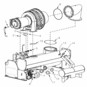 特灵 O型圈 O-RING; EPICHLOROHYDRIN YB-146; 38.000 ID X .275 RD 特灵机组专用