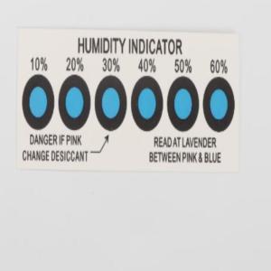 德力欧 六圈湿度指示卡 普通6点湿度卡(遇水变色) 100张