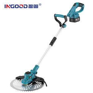 盈固 无刷充电式割草机带数显 YGCQ006 额定功率:800w 额定转速:5200r/min十五节一电一充 墨绿