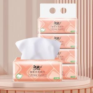 洁柔 抽纸TR083901A 包装规格:4包/提;张数:100抽;层数:3层;尺寸:长180mm;宽123mm