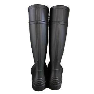 信霆 雨靴XT-LBYX-38 磨砂pvc高筒雨鞋防滑耐磨水鞋男式雨靴38码 黑色