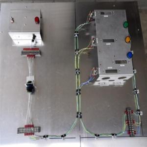 ND 实训教具训练台架 标准线路施工练习架 单面  80cm宽*160CM高 铝合金