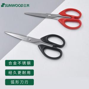 三木/Sunwood 剪刀 P70 210mm 不锈钢 单个装 黑色