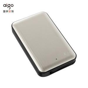 AIGO 移动硬盘HD806 4T 黑色