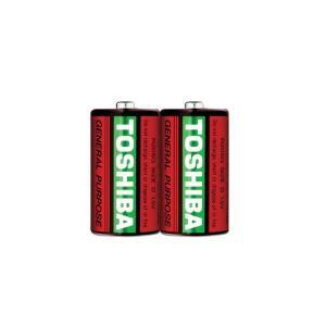 东芝 碳性1号电池 R20SG SP-2TC 1号电池 2粒简易装 红色