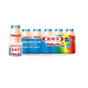 养乐多 乳酸菌饮品100ml*5瓶 低糖