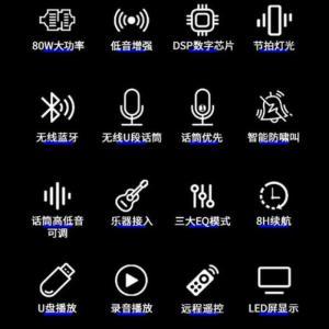 飞利浦/PHILIPS 音箱SD617 蓝牙链接 广场舞音响蓝牙音箱家用户外内置低音炮蓝牙5.0  带拉杆 3个麦克