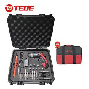 TEDE 电动螺丝刀套装黑红色 YD-5689 3.6V 20W 1.5AH 5.55A