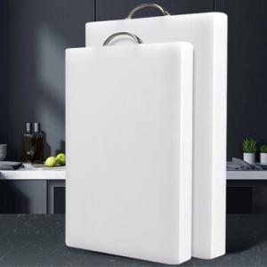 乐源 塑料案板  塑料 长方形 带手提 600*400*20mm 白色