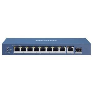 海康威视 交换机 DS-3E0510SP-E 接口类型:RJ45电口,全双工,MDI/MDI-X自适应接口数量:8个千兆PoE电口,1个千兆电口,1个千兆光口