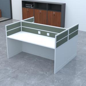 方元合 工字形两人位屏风工位 1700*1400*1100mm 人造板 包含活动柜、主机架