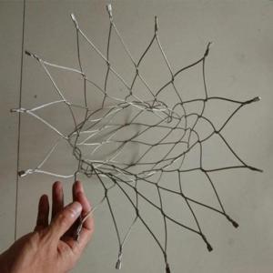 知顿 灯具安全网兜 304不锈钢 规格：410*410*200mm，绳径1.5mm，网孔8×8cm