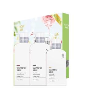 无忧然 洗护沐套装 花韵系列 氨基酸 洗发水500ml+护发素300ml+沐浴露500ml