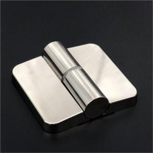 达居匠 卫生间隔断合页 右外开 不锈钢304 方形加厚 78*70mm