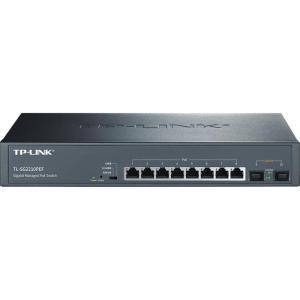 普联/TP-Link 交换机 TL-SG2210PEF 8个10/100/1000Base-T RJ45端口 2个千兆SFP光口