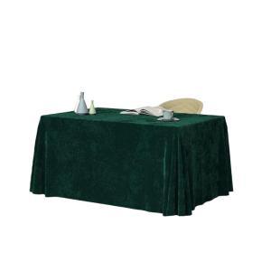 点丫 桌布 宽5.8米 单面绒布 深绿色