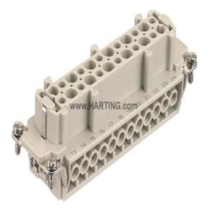 HARTING 重载连接器母头09330242701 额定电压:500V 额定电流:16A 适用线径(插针):2.5mm²
