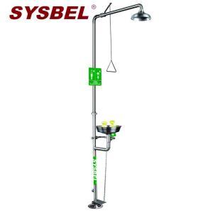 西斯贝尔/SYSBEL 洗眼器WG7053F 复合式 入水口直径:其他 容量:11L 水压:210Kpa 材质:不锈钢 尺寸:228.5*40.5cm