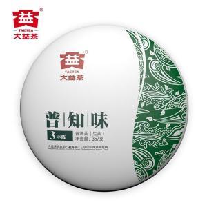 大益 普洱茶生茶 生茶新版普知味 357g 饼