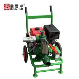 欧思卓 抽水泵 汽油机扬程35米 4寸口径 6米进水管 60米出水管