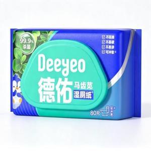 德佑 湿厕纸 10010849R03 马齿苋80片/包*3包/组