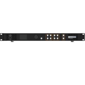 联建光电 视频处理器 LJ-V1060n 输入接口：1路DVI、2路HDMI；6路千兆网口输出带载390万像素。