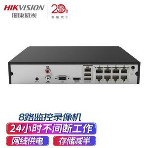 海康威视 网络监控录像机 DS-7808N-K1/8P 8路 1080P POE供电 存储编码H.265 80Mps 不带硬盘