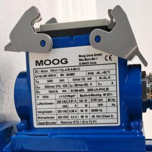 MOOG 变桨电机DC-MOTOR FGVH 112L-4-R-A-BC-C 额定电流（A）：61	额定功率（w）:140