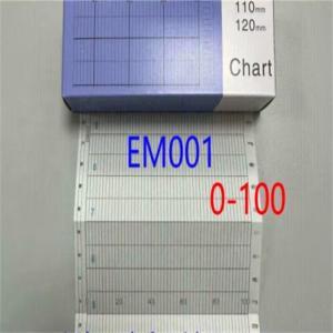 JMHB 仪表纸 记录纸纸折页114*40mm,记录宽度100mm,总长16米