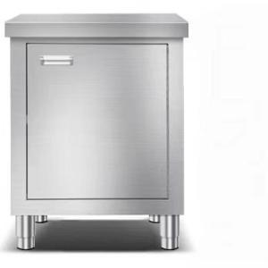 金百川 单掩门工作柜 400*800*800 用材标准:SUS-304-2B无磁不锈钢 台