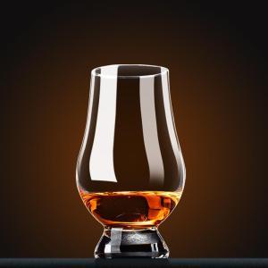 曼薇 水晶杯闻香杯  六支杯+实木杯架（200ml）