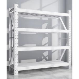 豫博远 货架 4层 高2米 15*60cm 载重280kg/层 冷轧钢板 白色