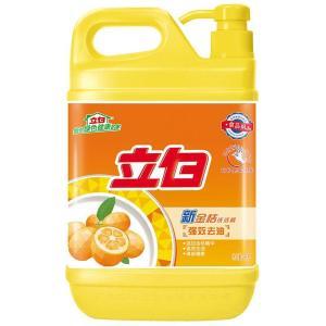 立白 洗洁精 2kg 洗洁精新金桔洗洁精大桶2kg 桶