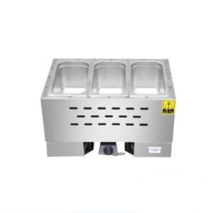 华菱 电热保温炉ZCK165BT-3 三盘316不锈钢商用台式加热