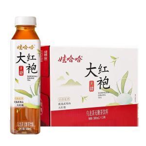 娃哈哈 茶饮料 大红袍乌龙茶无糖茶饮料、500ml*15瓶、15瓶/箱