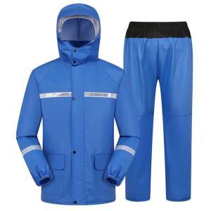 TRI-POLAR 雨衣雨裤套装 TP1897 尺寸:4XL;材质:全胶; 浅蓝色