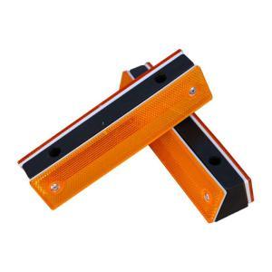 ZSZS 长方形轮廓标 ZS-23-CC 4cm*5.5cm*18cm国标镀锌铁支架双面(黄、绿) 个