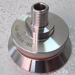 JHL 真空嘴 底座 304不锈钢材质 螺纹连接1/4" NPT内螺纹 与 1/4"NPT外螺纹适配 最高使用温度达260℃