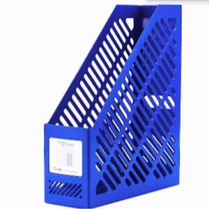 钊盛 资料架 ZS-18 单格 A4 PP材质 85*253*293mm 蓝色