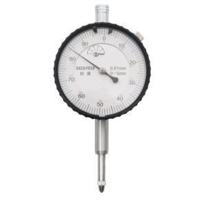 广陆 百分表321-113W 测量精度:0-5mm 含表座 WC2-6C 带微调 表盘显示 接触式