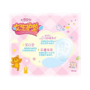 七度空间 女生护垫 QDBN618 18p 纯棉表层