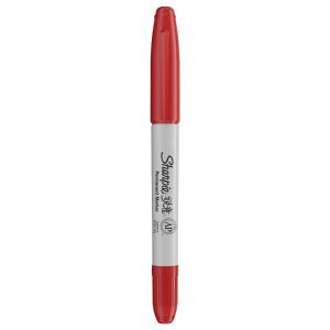 锐意/SHANPIE 防褪色马克笔双头 1962614 12支/盒 红色