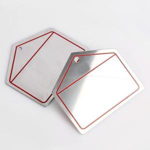 星泽激光 三角标识牌  材质：不锈钢 规格：80*70*1mm 填漆不带字