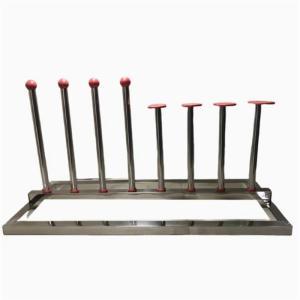 中旺 绝缘手套支架 2双手套两双靴支架平放款 手套杆高度32厘米鞋杆高25厘米 不锈钢