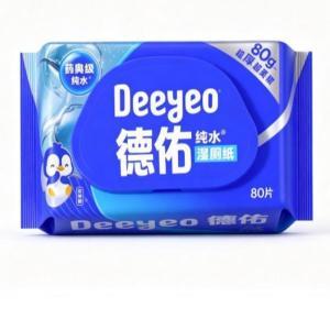 德佑 湿厕纸 10011030R03 纯水80片/包*3包/组